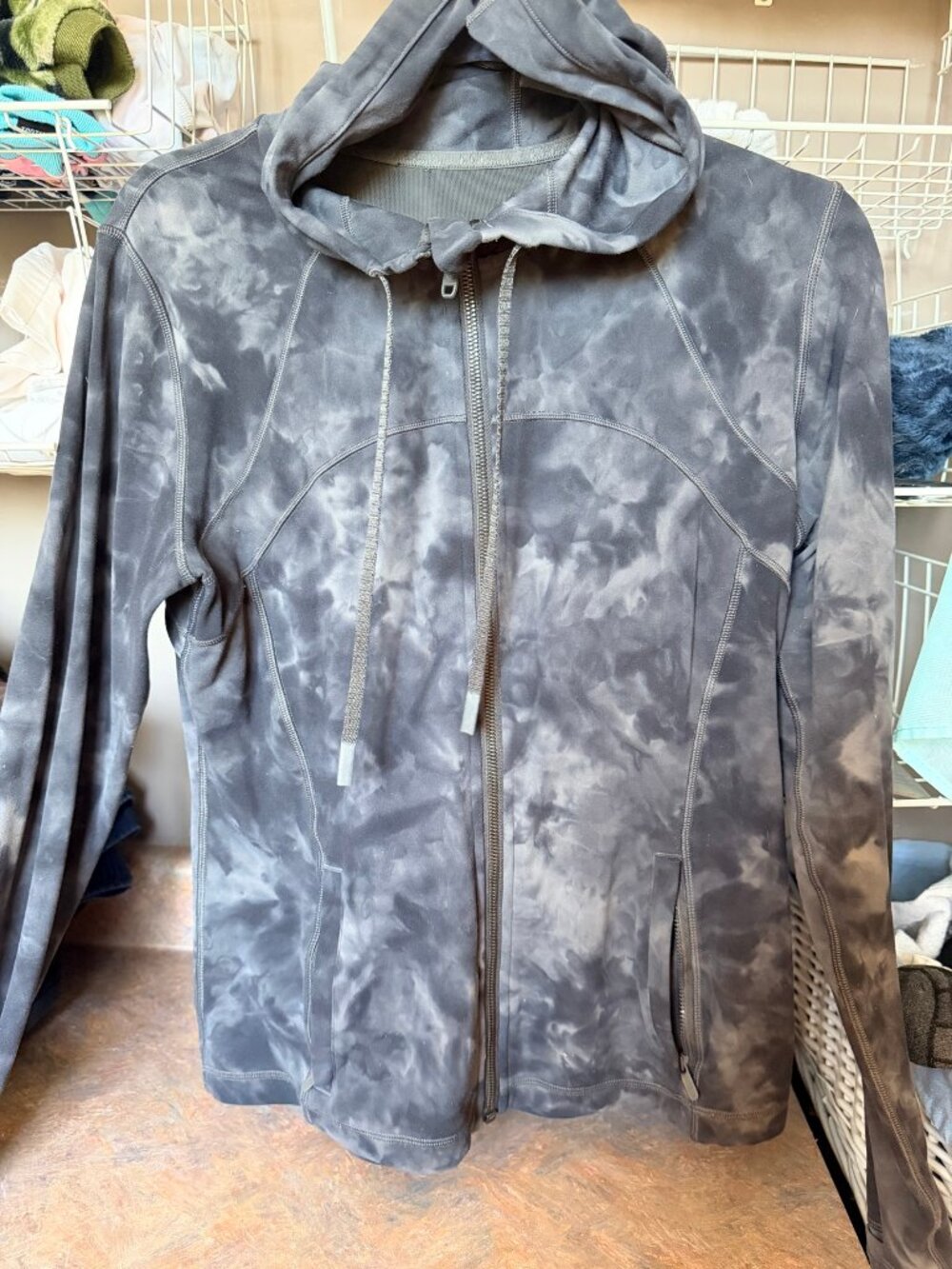 lululemon Diamond Dye Set Align 7/8 Leggings & Hooded Define Jacket